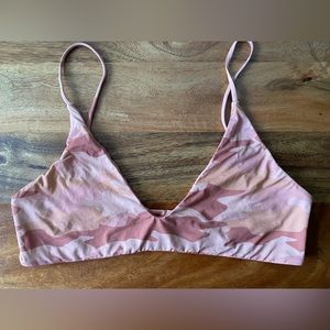 Mai by Acacia Swimwear Every Day Deluxe Top in Terracotta Camo